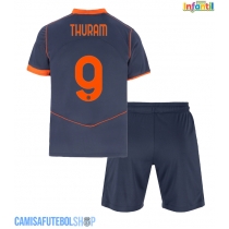 Camisa de time de futebol Inter Milan Marcus Thuram #9 Replicas 3º Equipamento Infantil 2025-26 Manga Curta (+ Calças curtas)